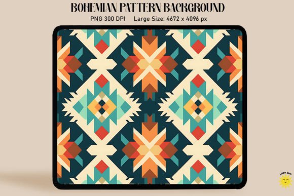 Download Symmetric Simple Bohemian Pattern - Bohemian pattern Collection