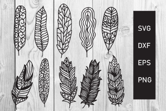 Download Feathers Svg Cut File, Feather Mandala - Cut file Collection