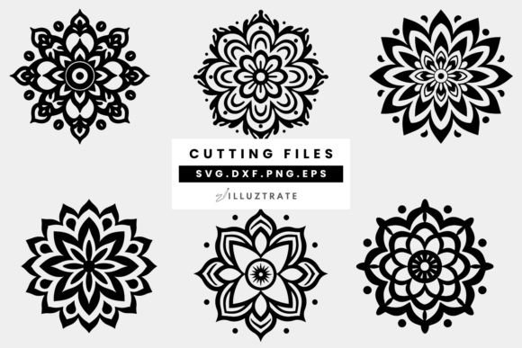 Download Mandala SVG Cut File | Zentangle Cutting - Cut file Collection