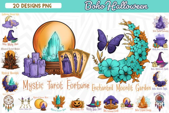 Download Boho Halloween Sublimation Bundle - Premium Resources