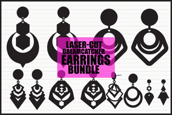 Download Mystic Boho Dreamcatcher Earrings Bundle - Premium Resources