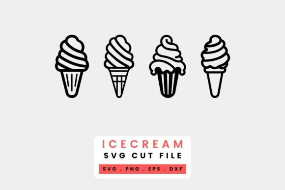 Download Ice Cream SVG Cut Files | Summer Cutting - Cut file Collection